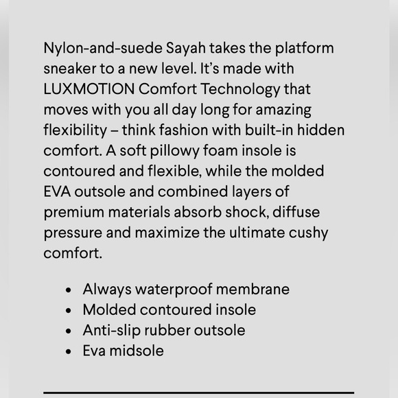 Cougar Womens Sayah Waterproof Platform Sneaker Fog Blue/Peach Sz 11 Close to NU - Picture 16 of 16